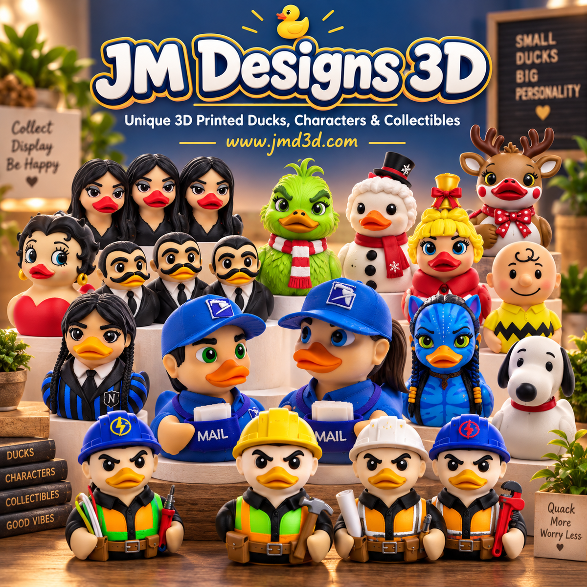 Many Duckies To Choose From - JM Designs