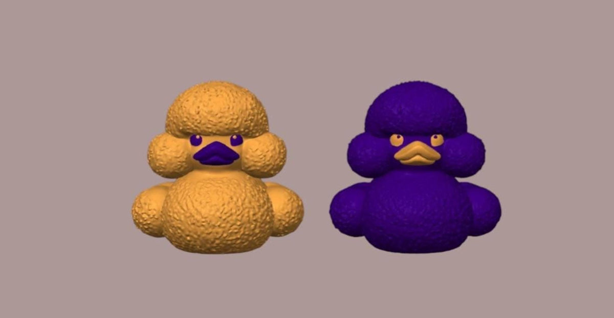 3D Printed Desk Toy Poodle Collectible, Quirky Office Decoration - JM Designs