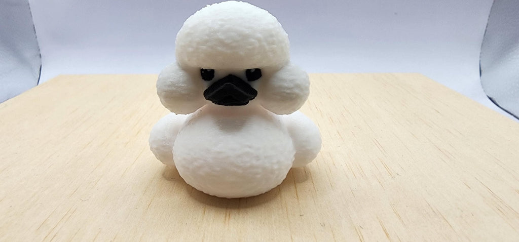 3D Printed Desk Toy Poodle Collectible, Quirky Office Decoration - JM Designs