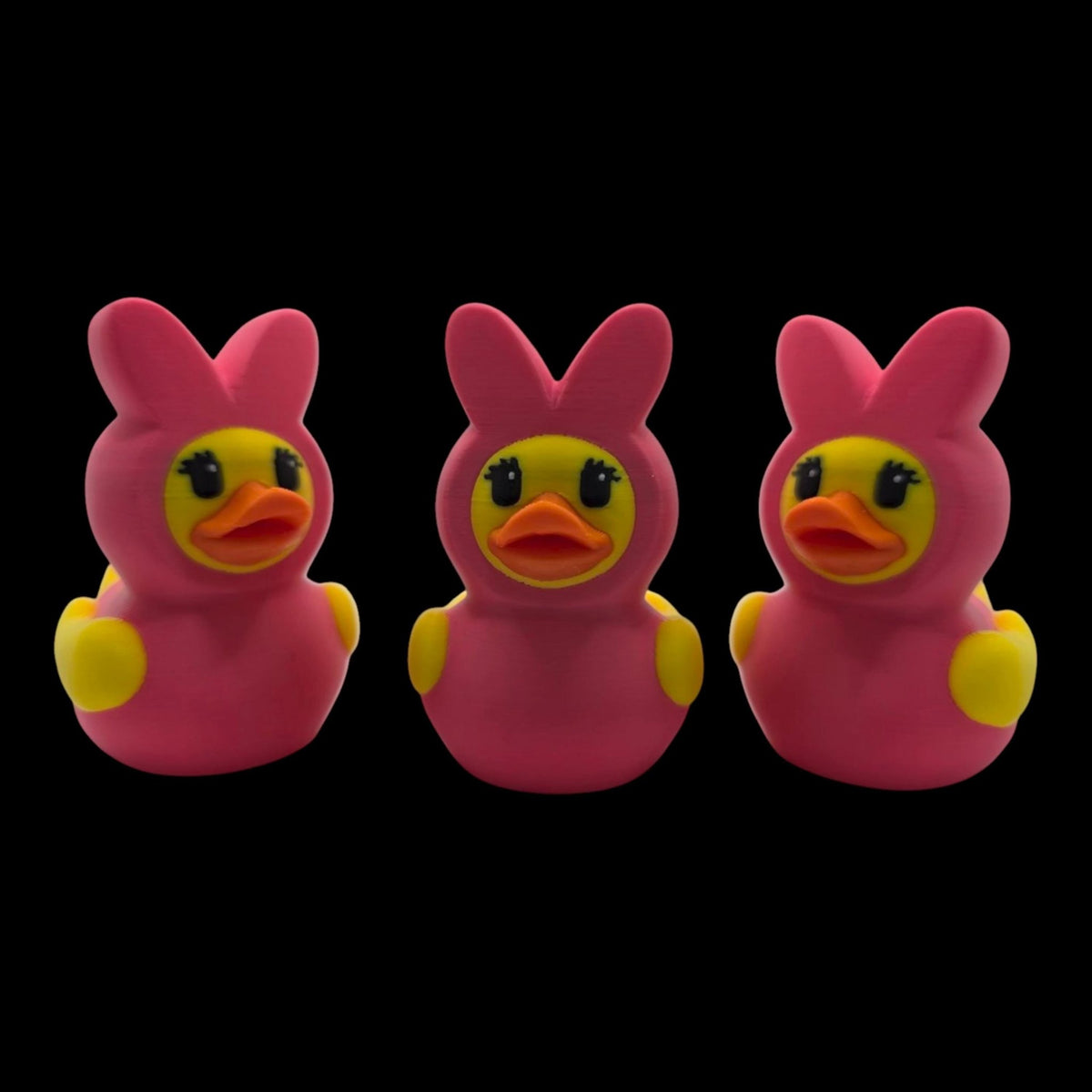3d Printed Duck Figurine Toy Marshmallow Peep Easter Decoration Accessory Candy Shaped Ornament Blue Pink - JM Designs
