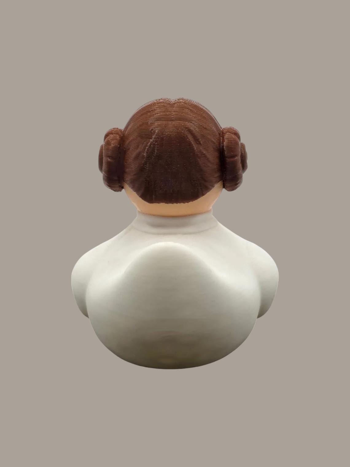 Princess Leia Inspired Duck designed for StarWars enthusiasts
