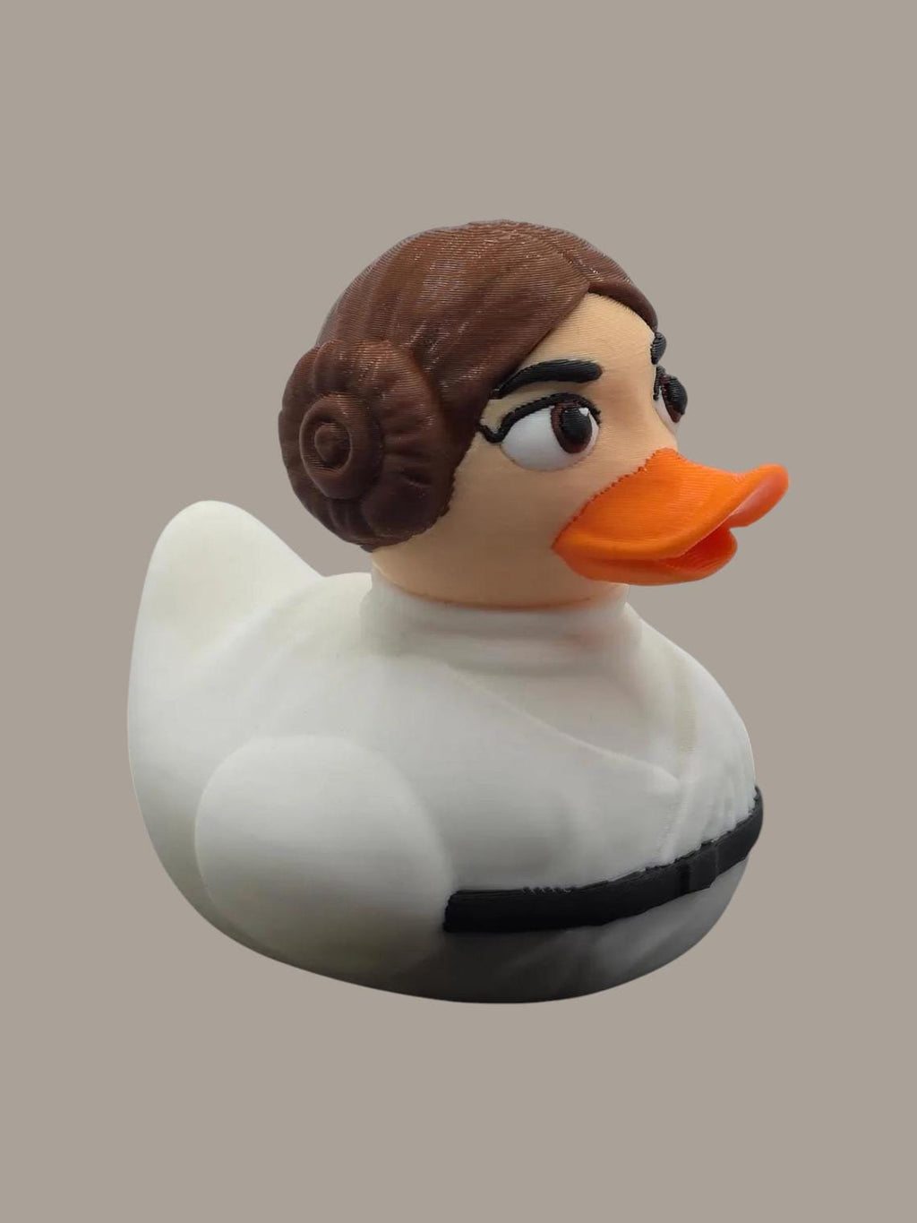 Princess Leia Inspired Duck designed for StarWars enthusiasts