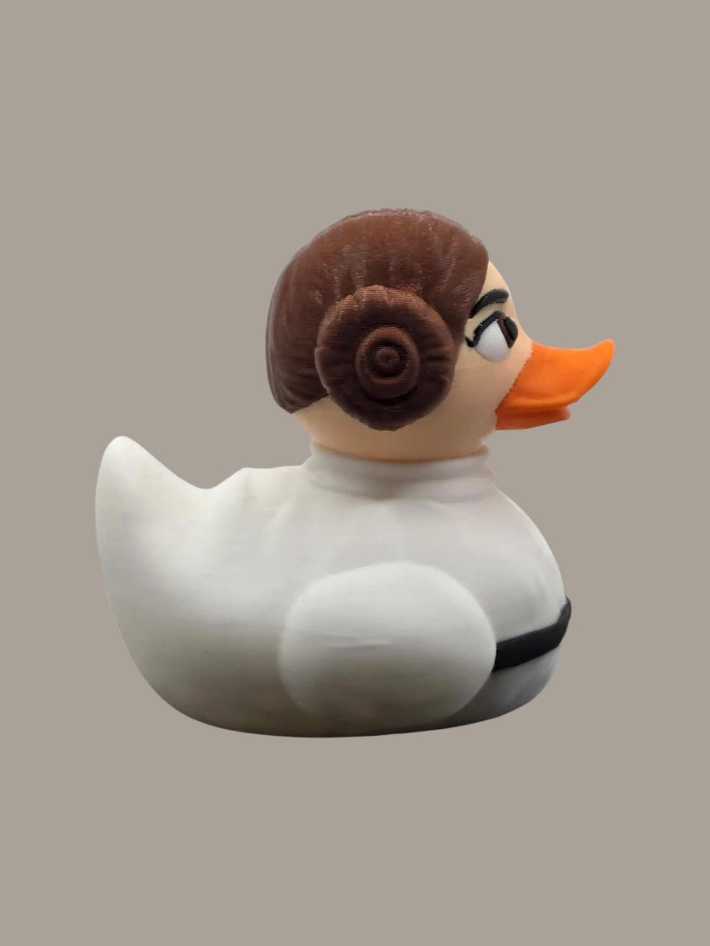 Princess Leia Inspired Duck designed for StarWars enthusiasts