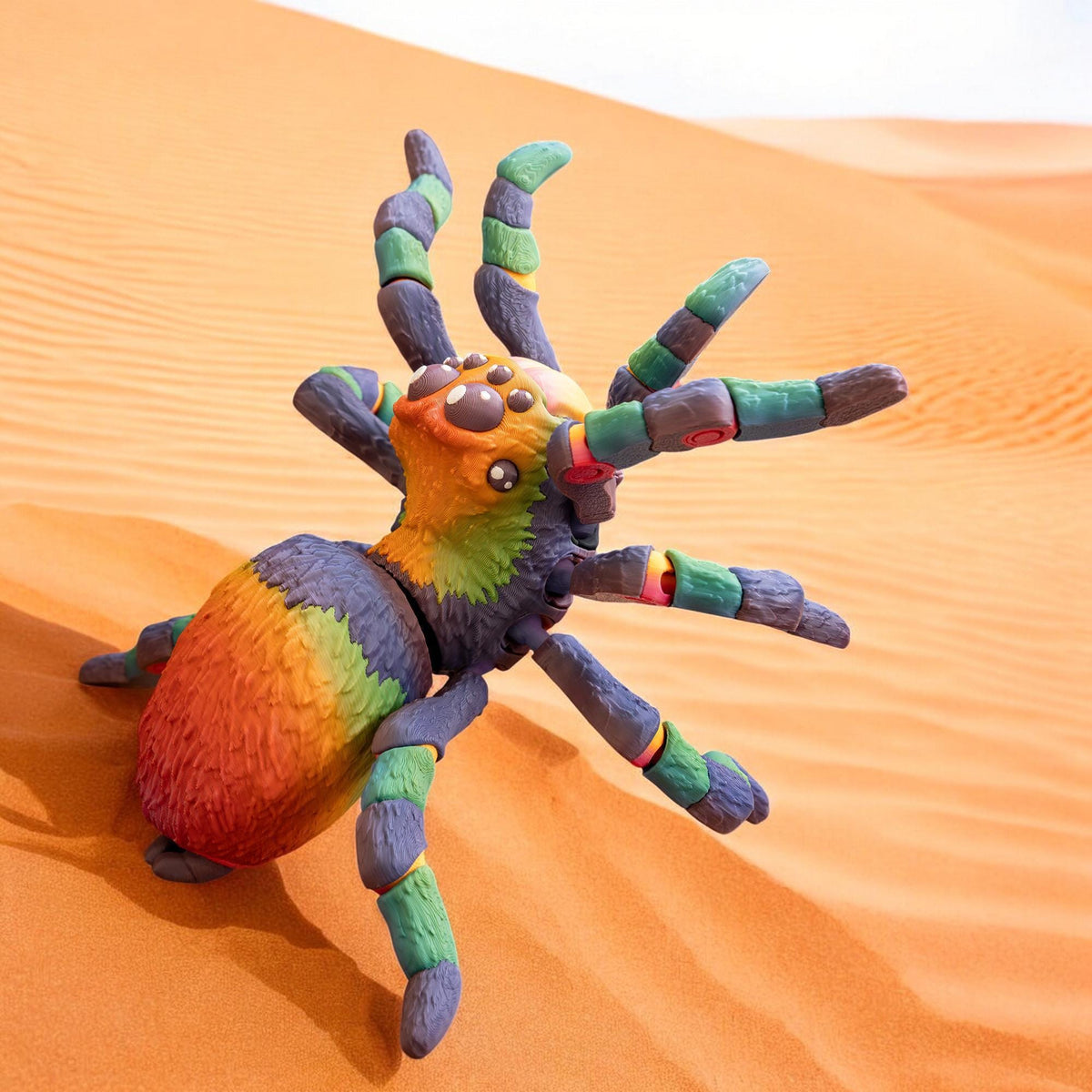 3D Printed Spider Figurine, Realistic Tarantula Model for Collectors - JM Designs