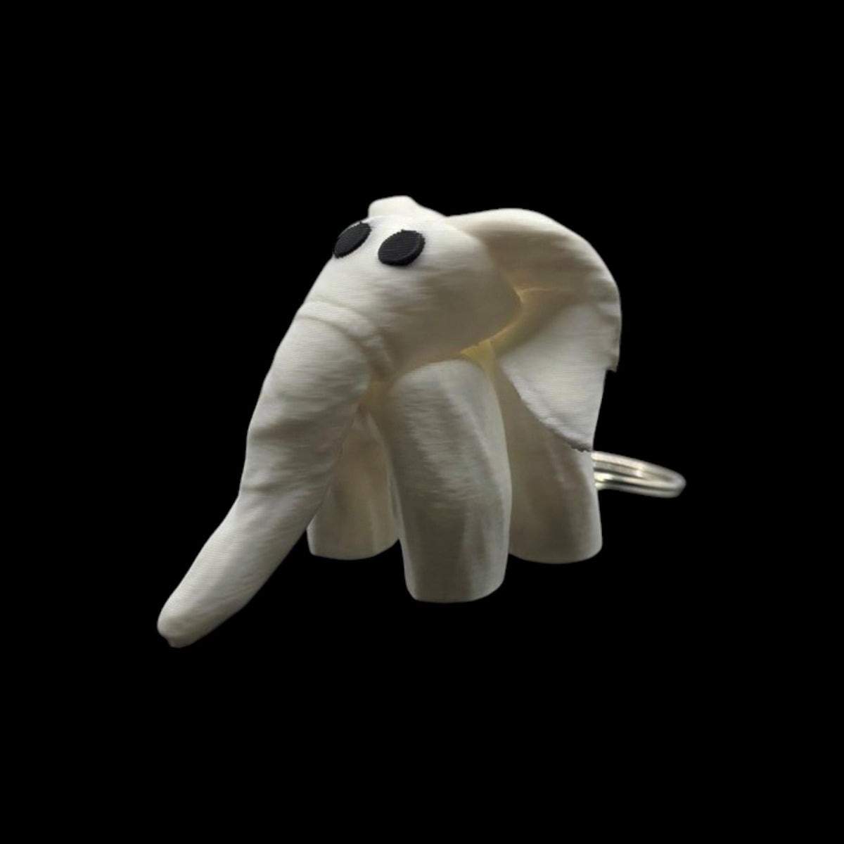 4 Different White Elephant Towel Animal Keychain Cruise Lines Souvenir Travel Accessory Vacation - JM Designs