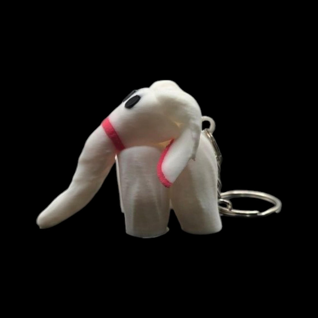 4 Different White Elephant Towel Animal Keychain Cruise Lines Souvenir Travel Accessory Vacation - JM Designs