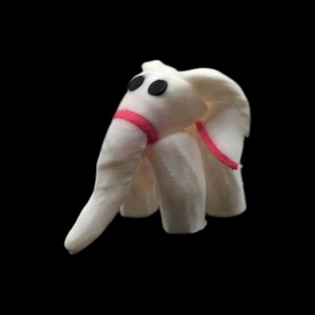 4 Different White Elephant Towel Animal Keychain Cruise Lines Souvenir Travel Accessory Vacations - JM Designs