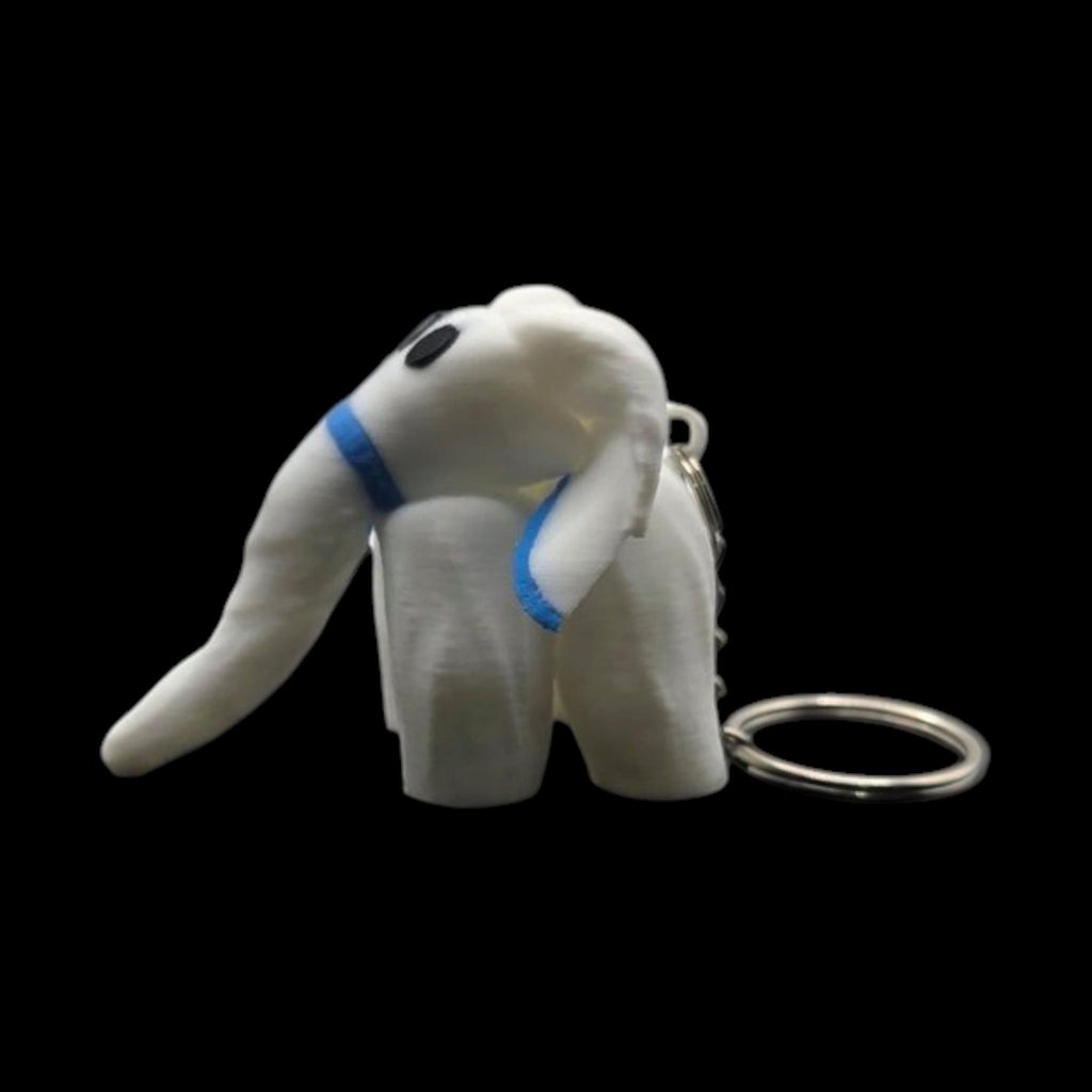 4 Different White Elephant Towel Animal Keychain Cruise Lines Souvenir Travel Accessory Vacations - JM Designs