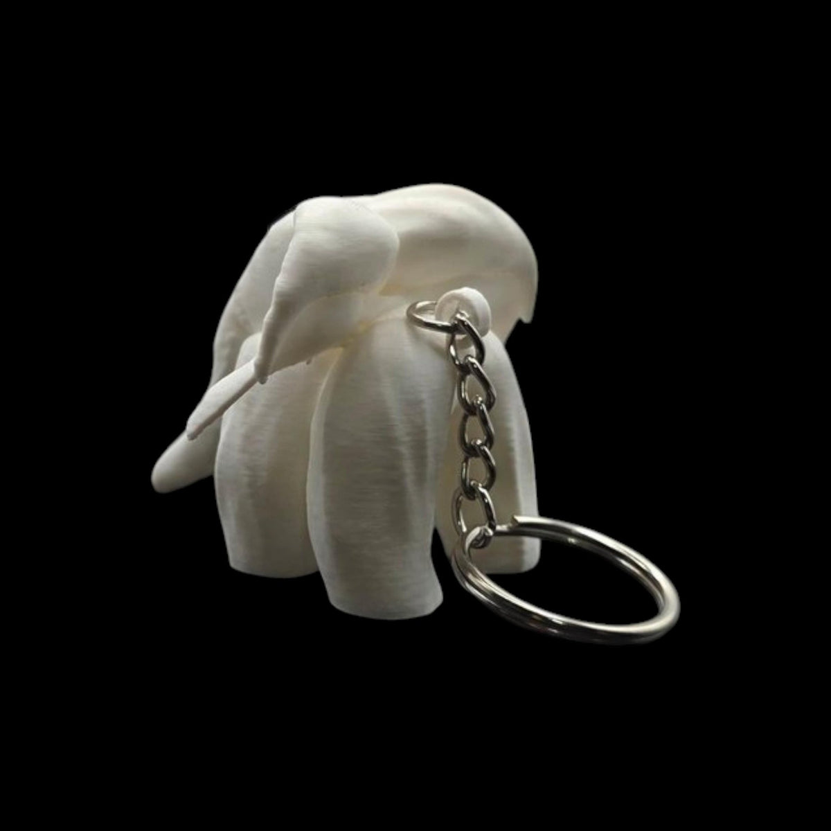4 Different White Elephant Towel Animal Keychain Cruise Lines Souvenir Travel Accessory Vacations - JM Designs
