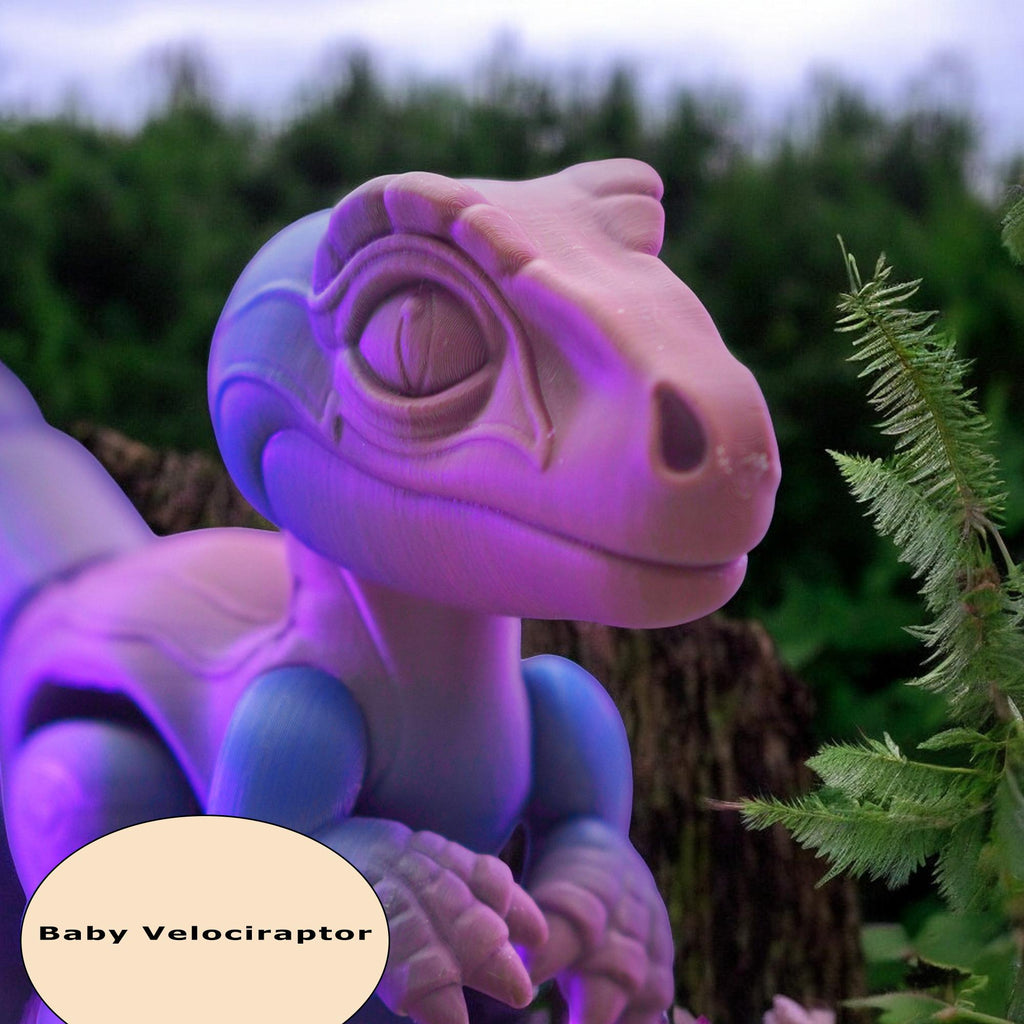 Articulated Baby Velociraptor Articulated Dinosaur Velociraptor Posable Raptor Figurine Collectible Prehistoric Toy