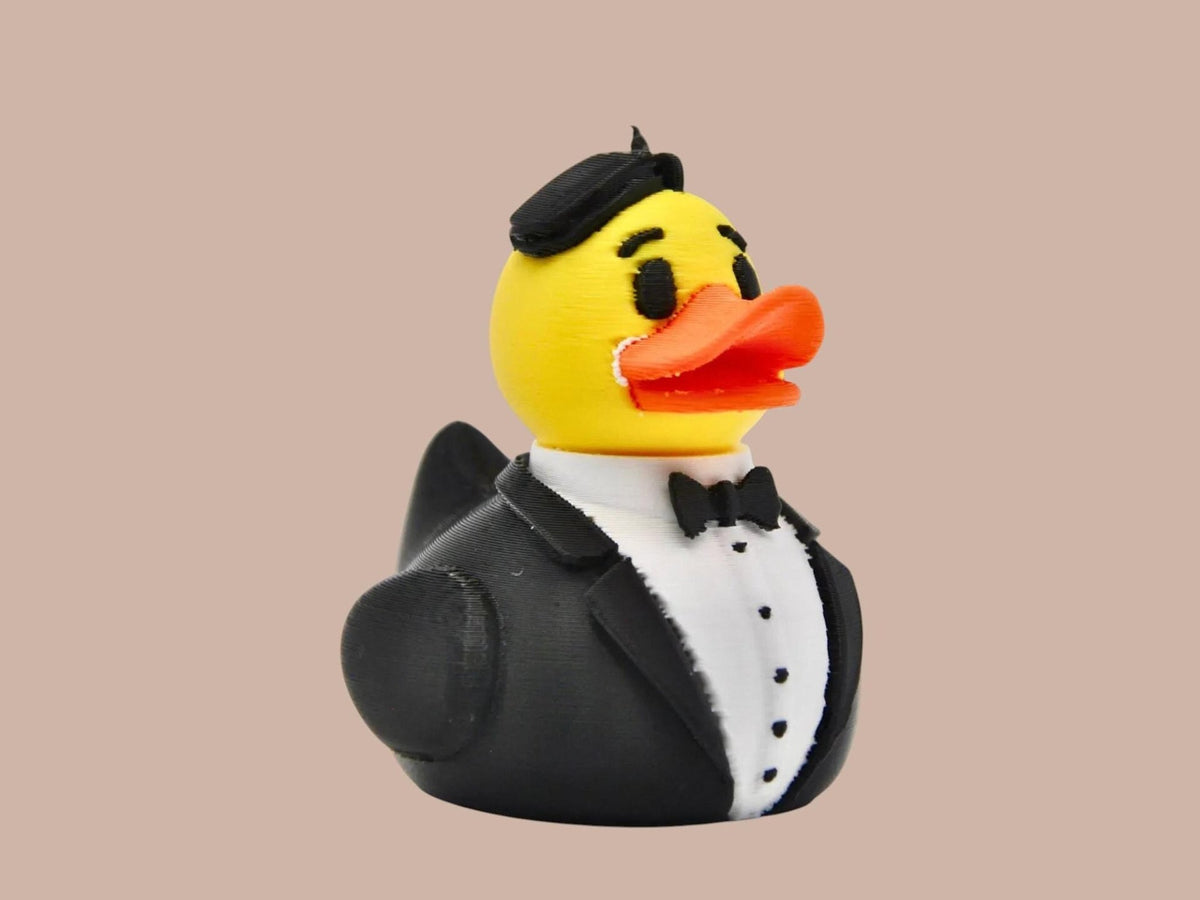 Bride & Groom Duck Wedding Cake Topper, Keepsake Set for Newlyweds - JM Designs