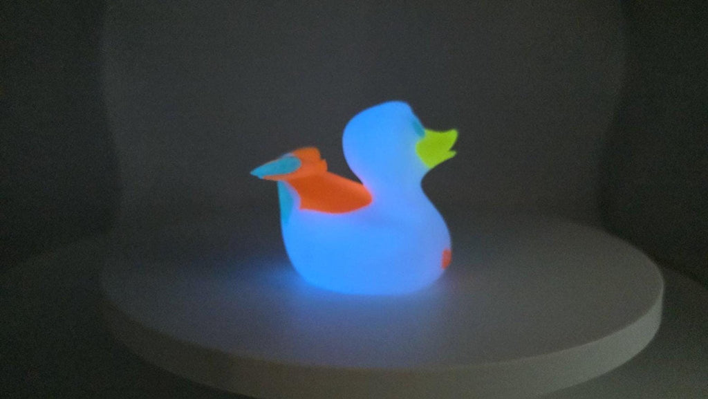 Carnival Cruise Inspired Duck Toy, Glow In The Dark 3D Printed - JM Designs