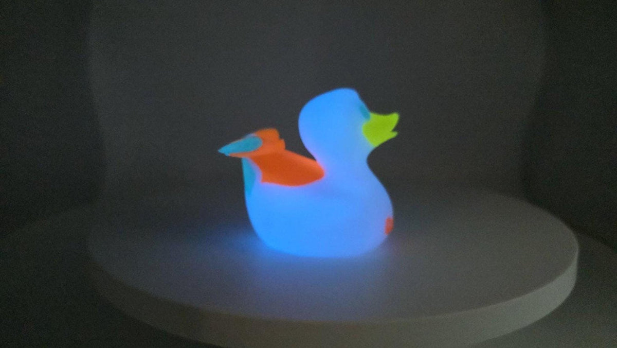 Carnival Cruise Inspired Duck Toy, Glow In The Dark 3D Printed - JM Designs
