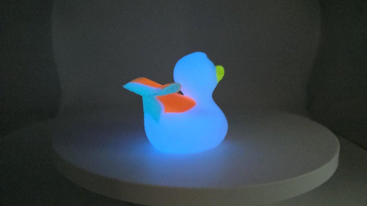 Carnival Cruise Inspired Duck Toy, Glow In The Dark 3D Printed - JM Designs