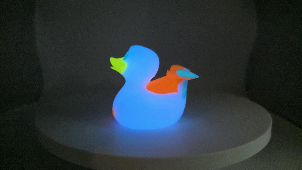Carnival Cruise Inspired Duck Toy, Glow In The Dark 3D Printed - JM Designs