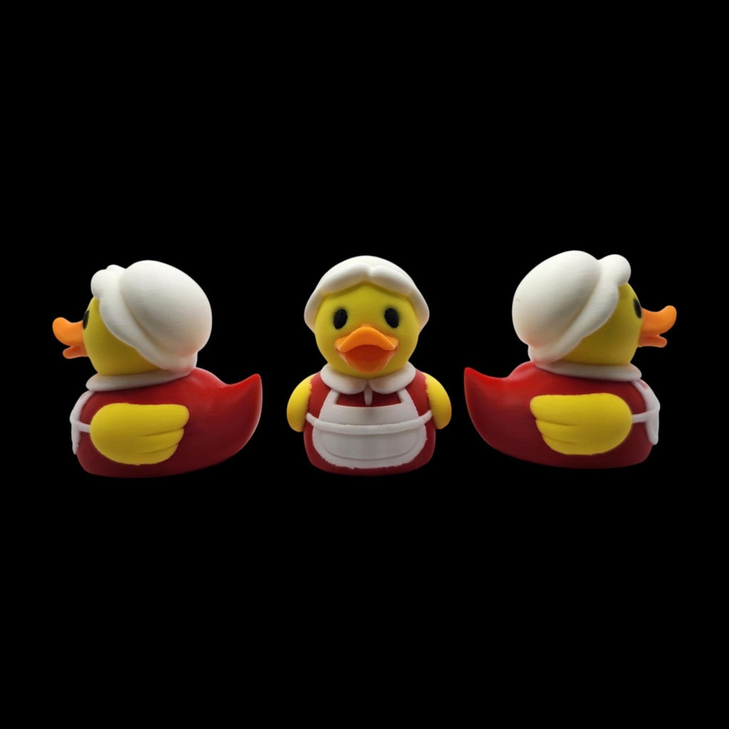 Santa and Mrs Claus Christmas Ducks Holiday Decoration -JM Designs