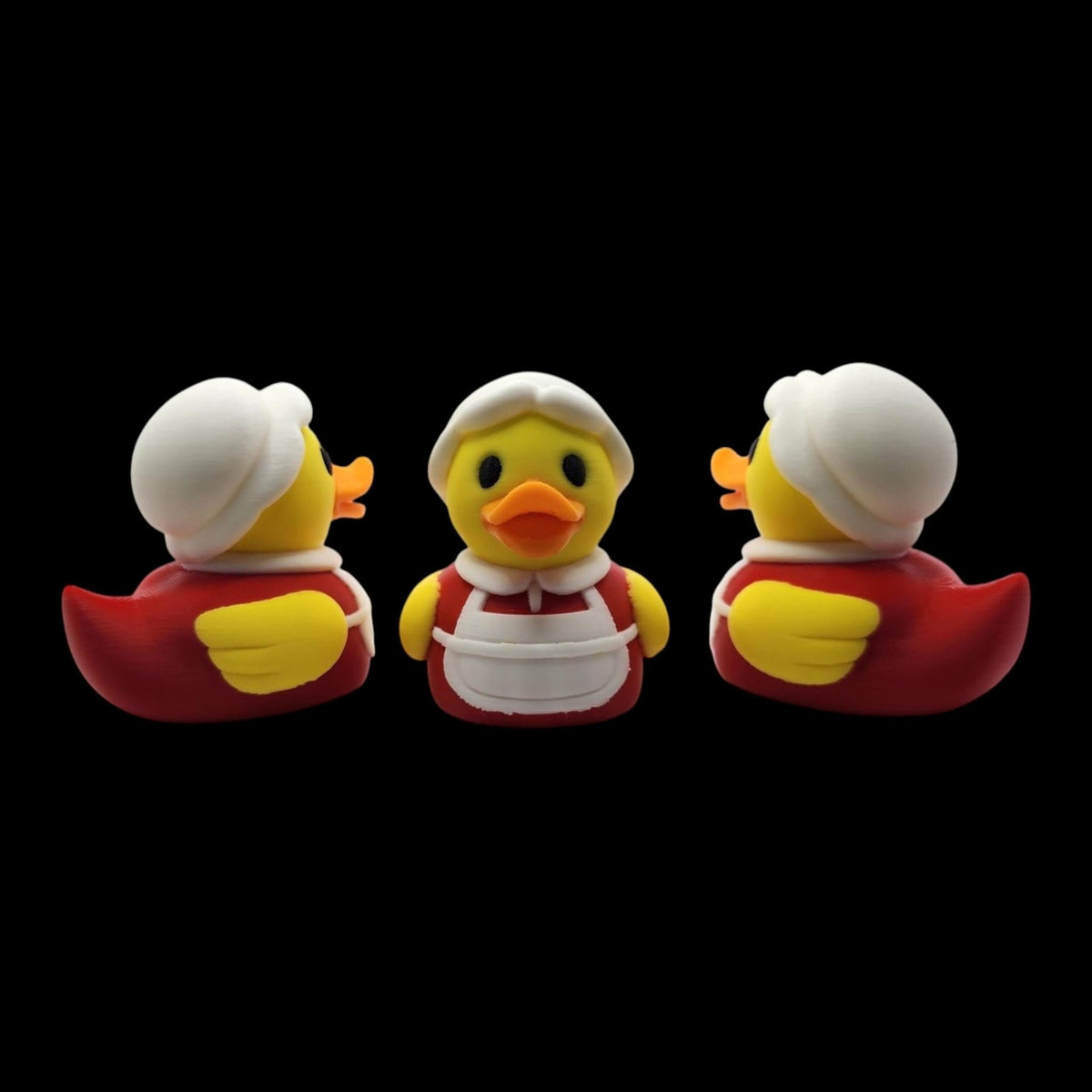Santa and Mrs Claus Christmas Ducks Holiday Decoration -JM Designs