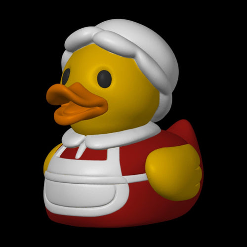 Santa and Mrs Claus Christmas Ducks Holiday Decoration -JM Designs