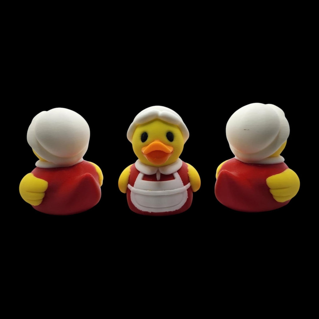 Santa and Mrs Claus Christmas Ducks Holiday Decoration -JM Designs