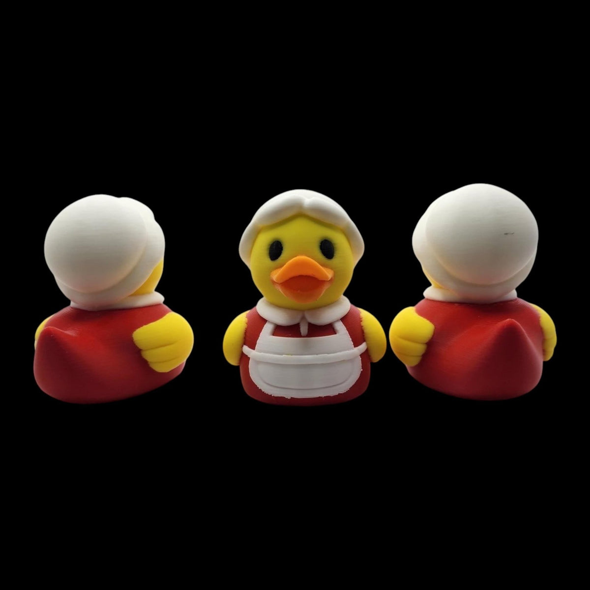 Santa and Mrs Claus Christmas Ducks Holiday Decoration -JM Designs