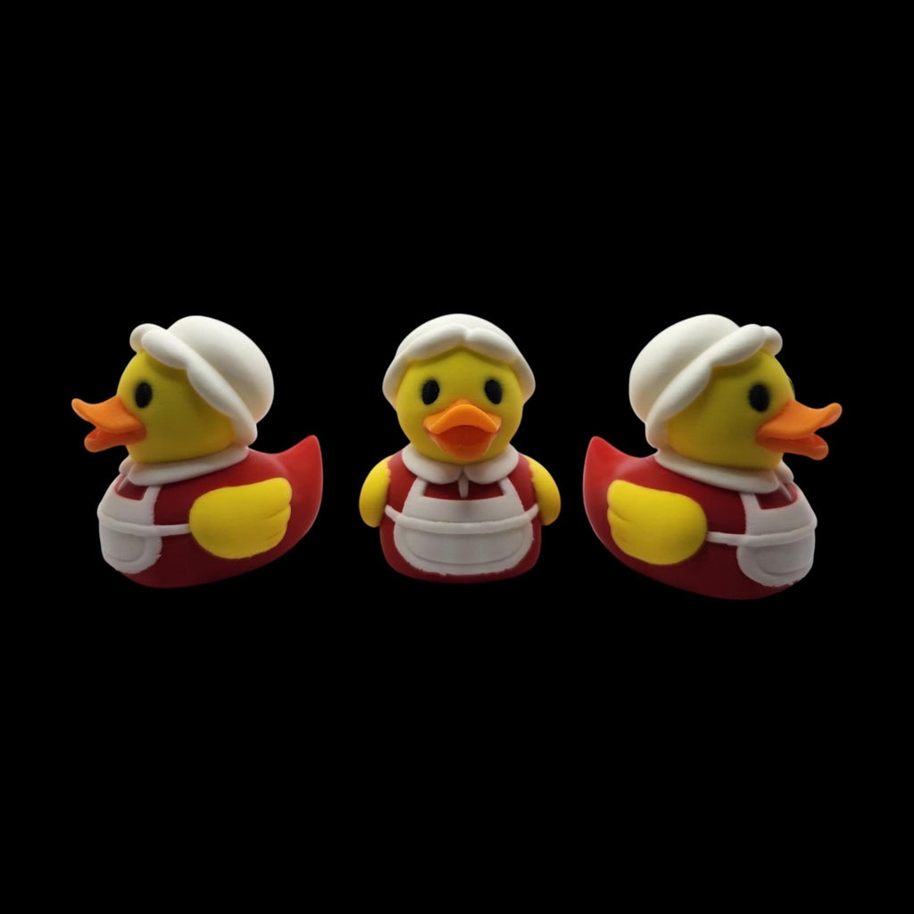 Santa and Mrs Claus Christmas Ducks Holiday Decoration -JM Designs