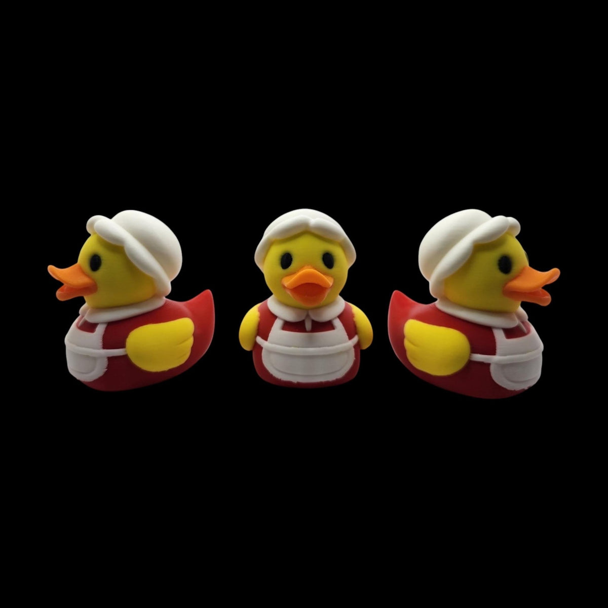 Santa and Mrs Claus Christmas Ducks Holiday Decoration -JM Designs