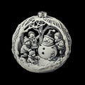 Christmas Snowman Ornament Holiday - JM Designs