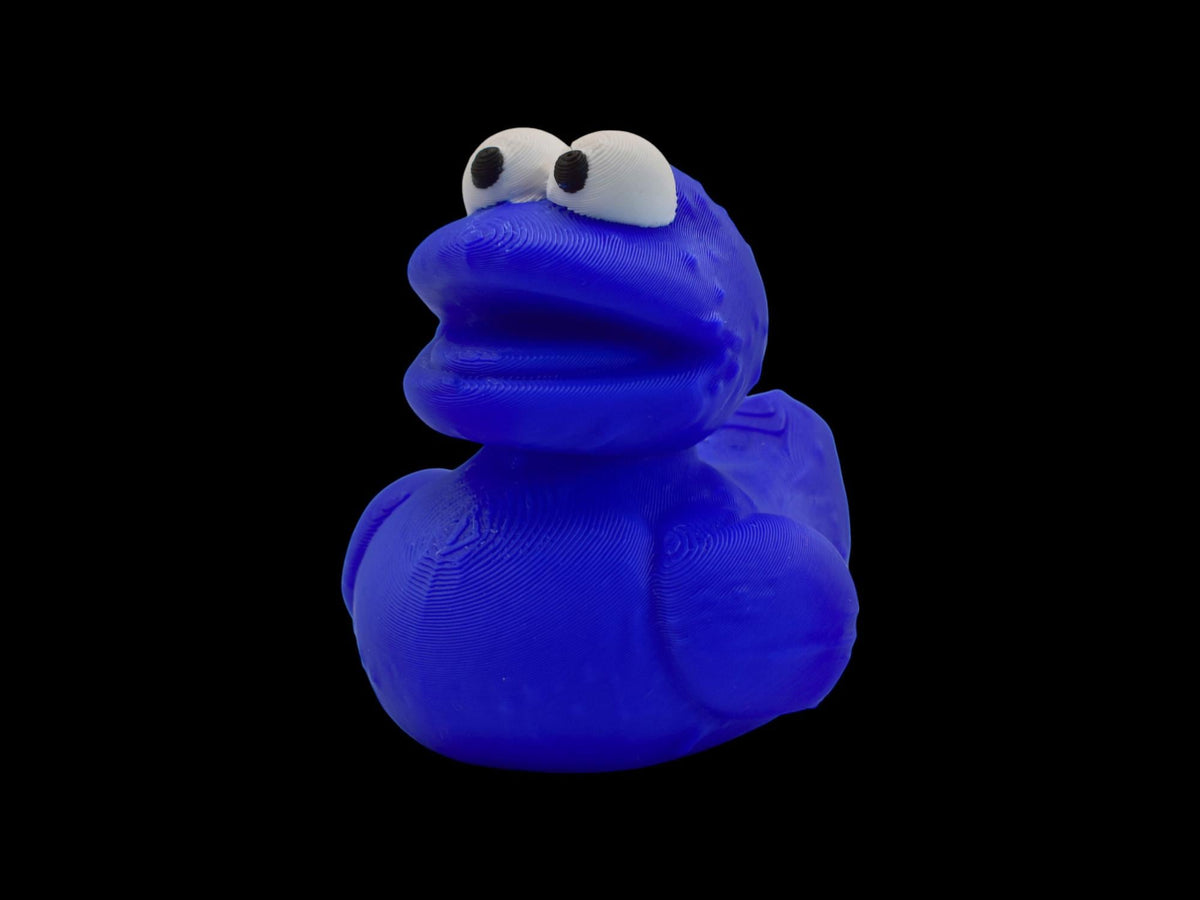 Cookie Monster Inspired Duck Jeep Car Dashboard Item Blue Design Toy Sesame Street Character Gift Novel
