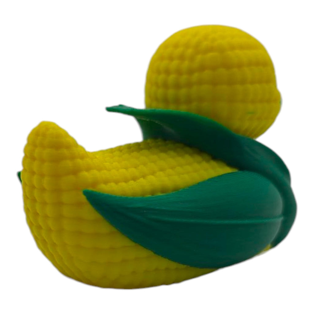 Corn Duck Miniature Figurine For Jeeps Dashboards Yellow Desk Decor Truck Figurine Corn Design - JM Designs