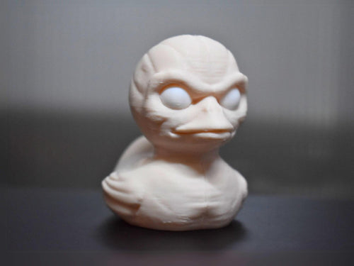 Creepy Duck Figurine for Halloween Decor, Gothic Shelf Accent Piece - JM Designs