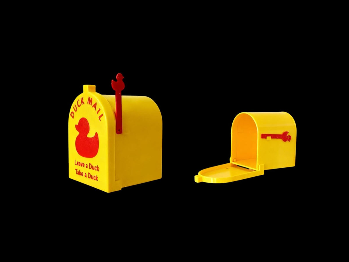 Cruise Duck Mailbox Magnetic Holder Note Exchange Box Decoration Silhouette Yellow Design Cruise Cabin Door Accessory Office Desk Message - JM Designs
