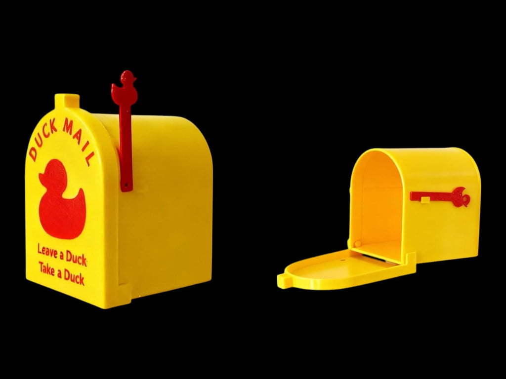 Cruise Duck Mailbox Magnetic Holder Note Exchange Box Decoration Silhouette Yellow Design Cruise Cabin Door Accessory Office Desk Message - JM Designs
