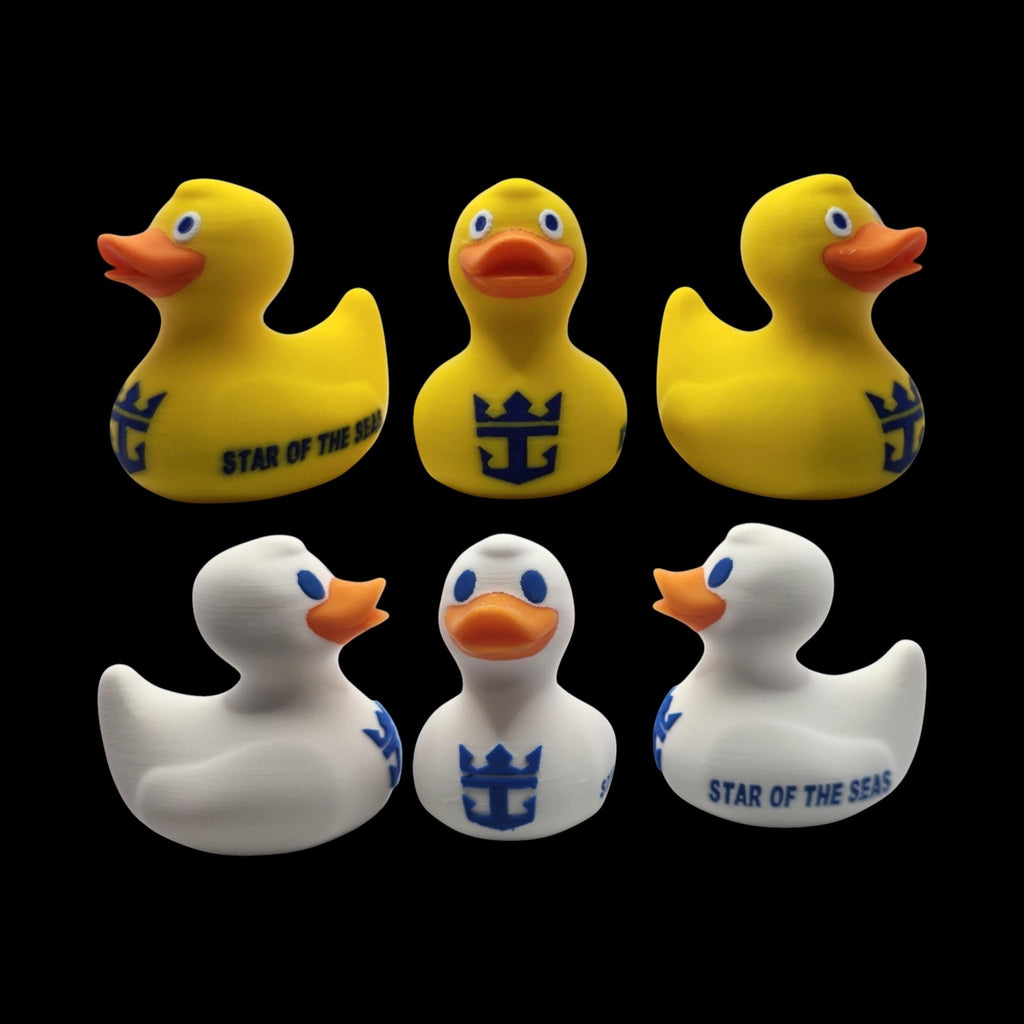 Custom Royal Caribbean Cruise Ship Duck Cruise Ship Duck Royal Caribbean Cruise Collection 3D Printed Custom Duck