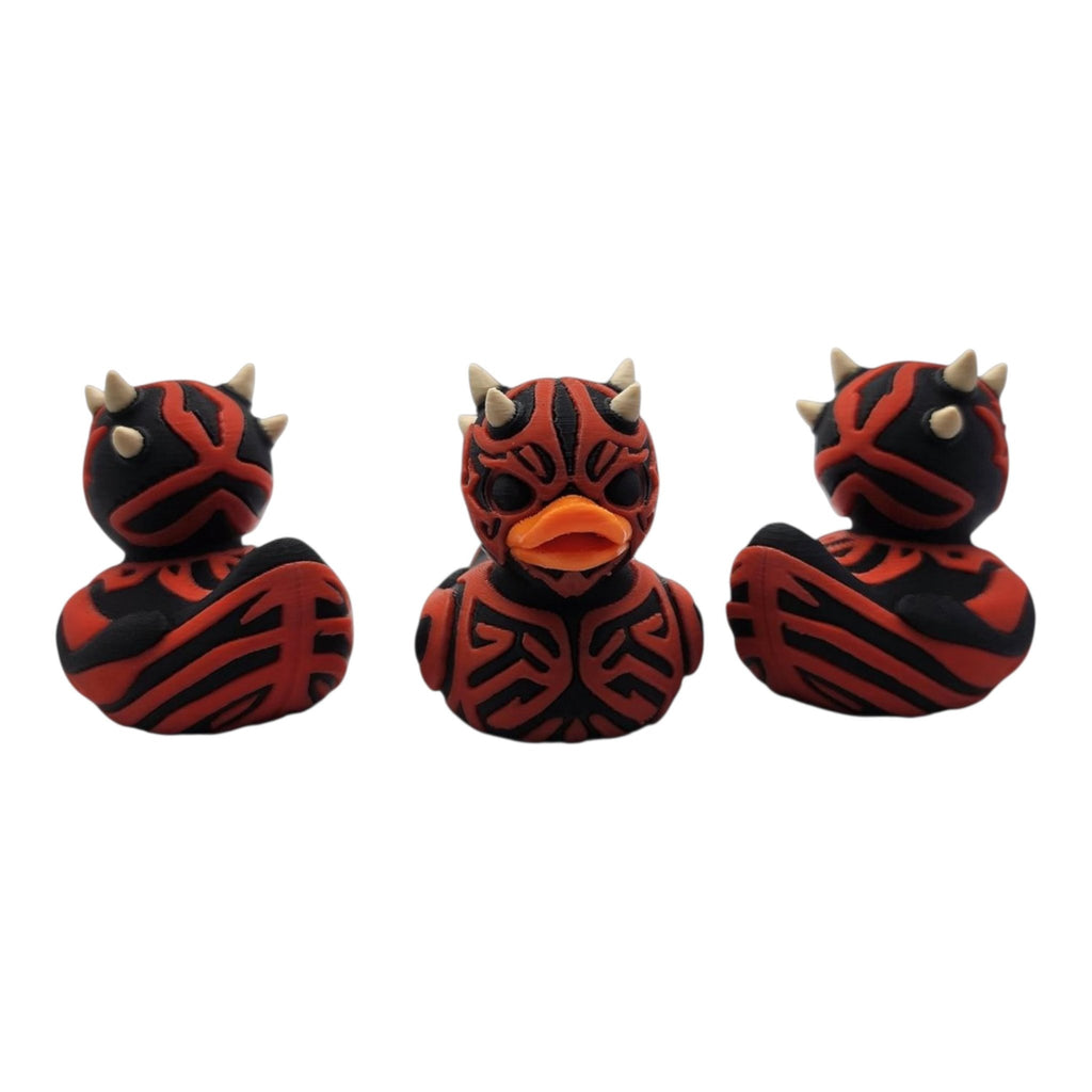 Darth Maul-inspired 3D printed red and black duck - view 18