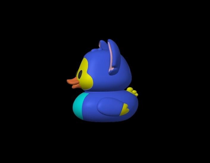 Disney Stitch Blue Alien Duck - JM Designs