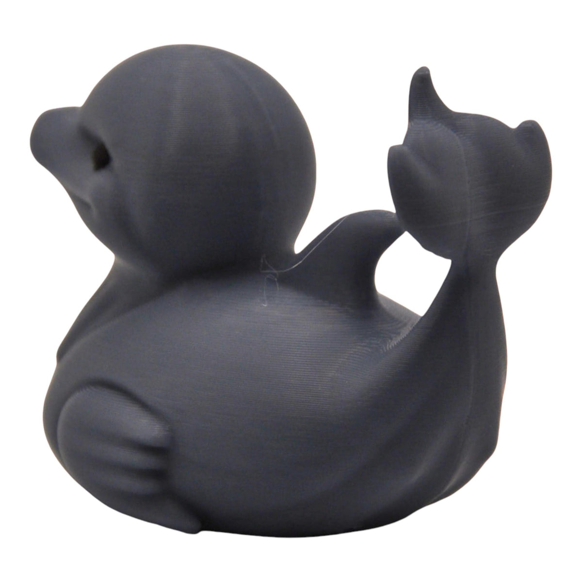 Dolphin Duck Animal Decoration Unique Novelty Item Gray Sculpture Artistic - JM Designs