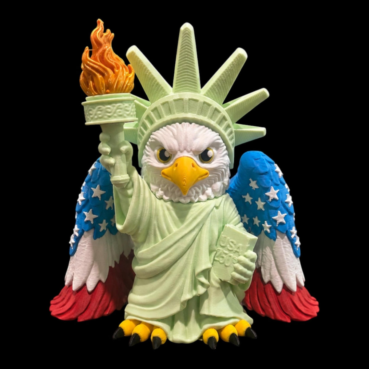 Eagle Statue of Liberty Figurine: 250th Anniversary - JM Designs
