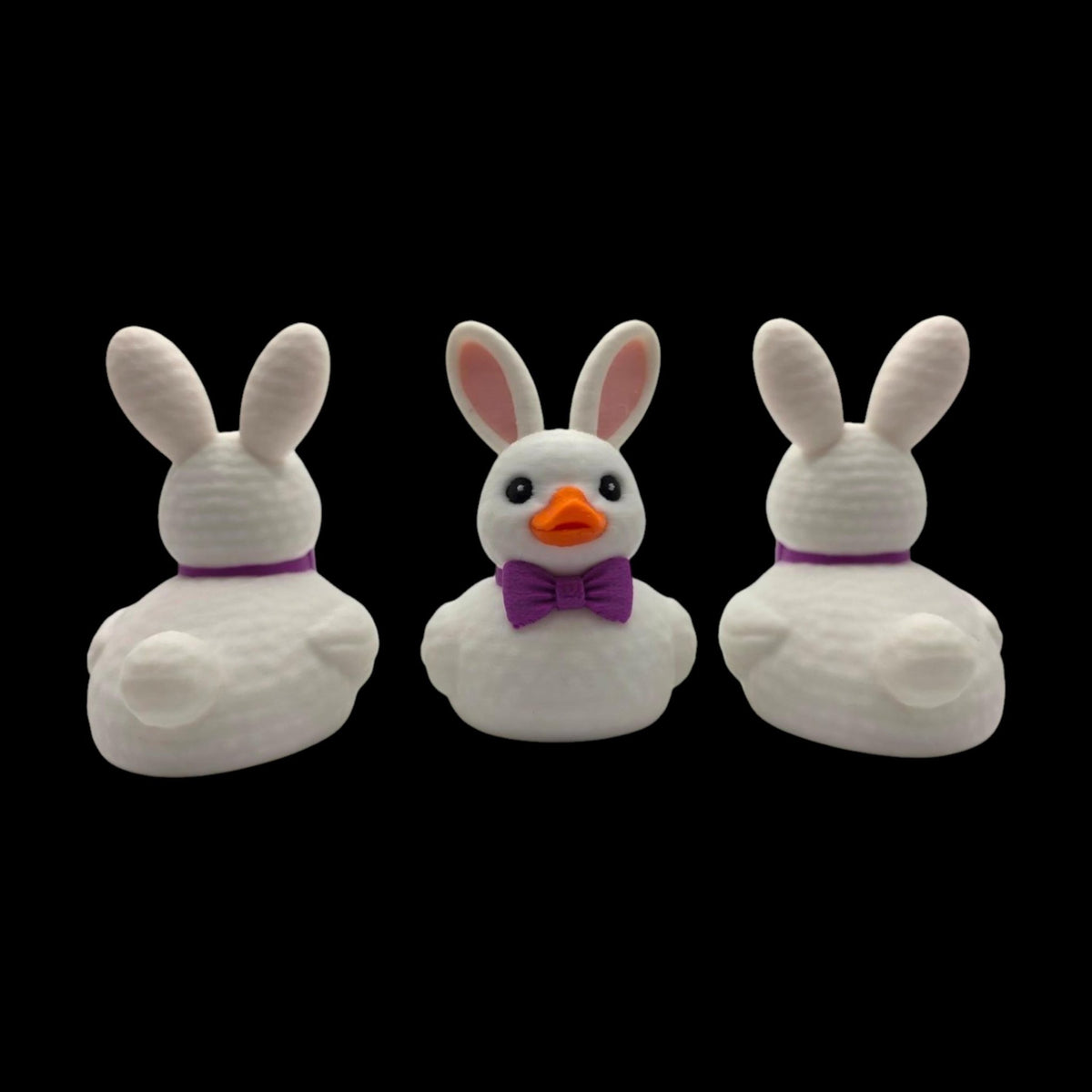 Easter Bunny Duck 2 Color to Choose Desk Accessory Car Figurine White Character Whimsical - JM Designs