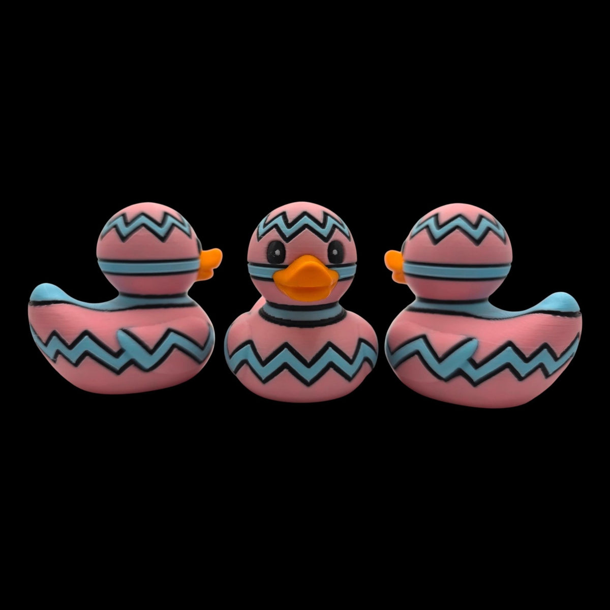 Easter Bunny Duck Dashboard Decoration Desk Accessory Car Figurine Pink Character Whimsical - JM Designs