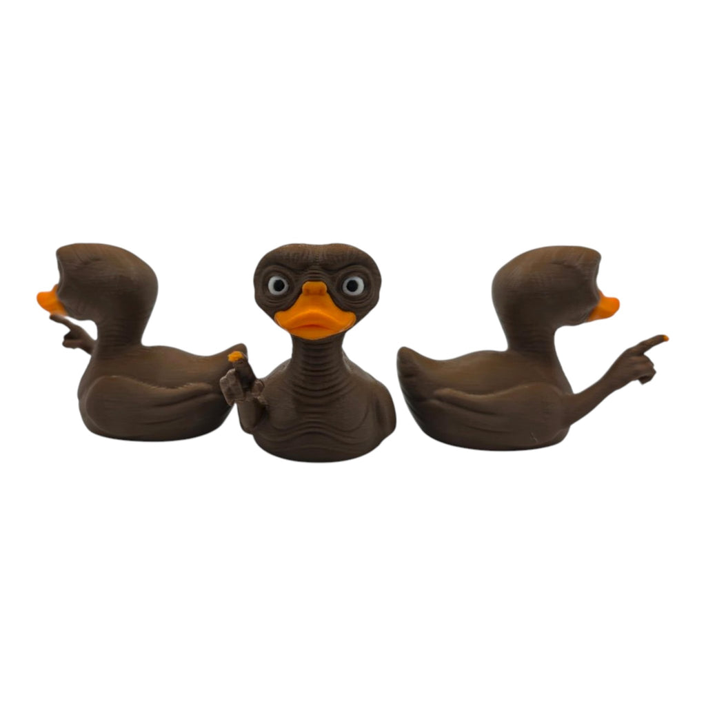 E.T. Extra Terrestrial Inspired Duck Movie Fan Alien Figure Collectible Display Shelf Piece Dashboard Ornament