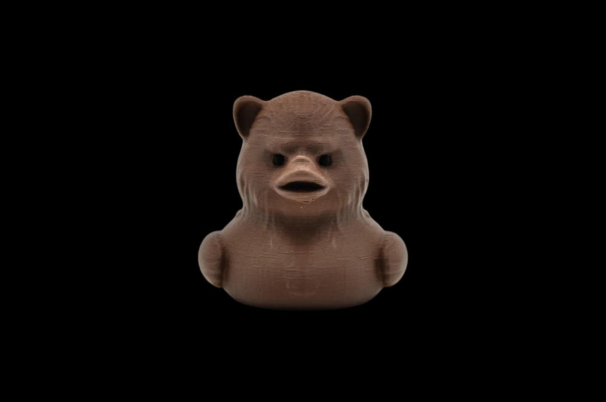 Ewok Inspired Duck Figurine 3D Printed Star Wars Collectible- JM Designs