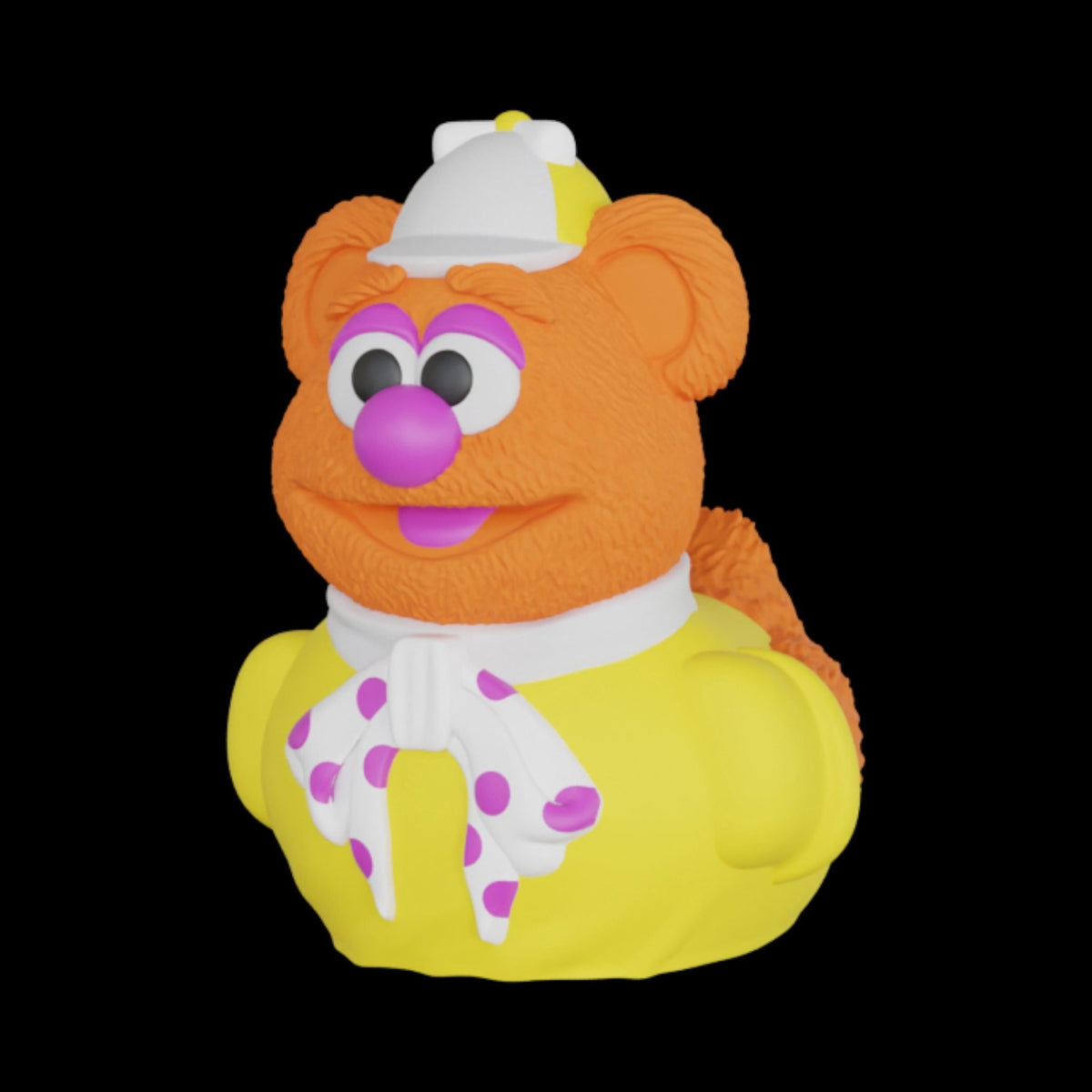Fozzie Bear Duck Figurine Collectible Cartoon Character Display Decoration Desk Accessory  Novelty Gift Muppet Mashup Comedy