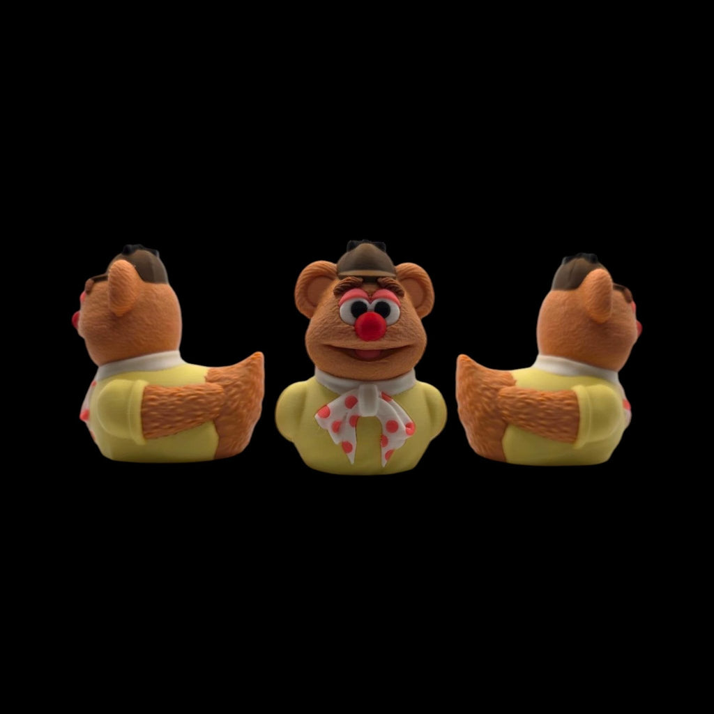 Fozzie Bear Duck Figurine Collectible Cartoon Character Display Decoration Desk Accessory  Novelty Gift Muppet Mashup Comedy