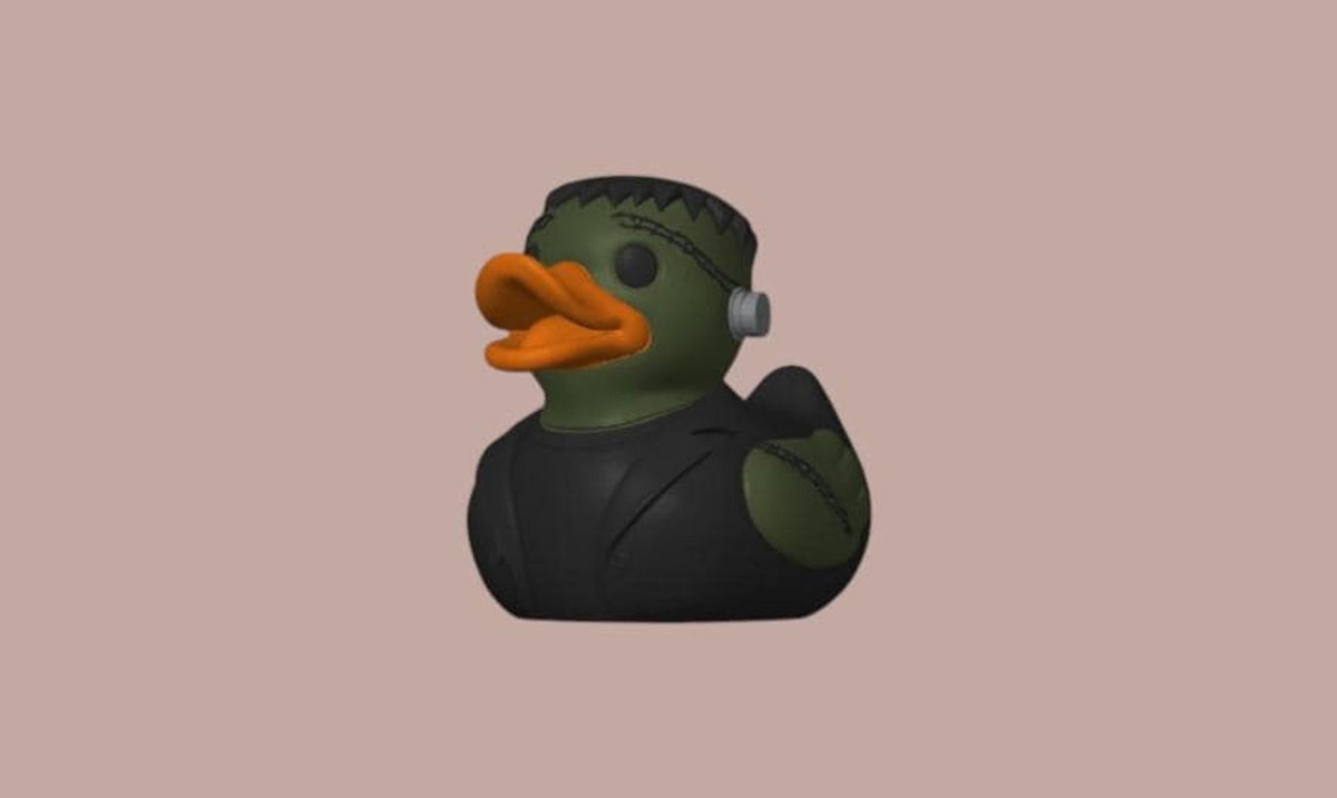 Frankenstein Duck Halloween Decoration, 3D Printed Frankenduck for Jeep or Bath - JM Designs