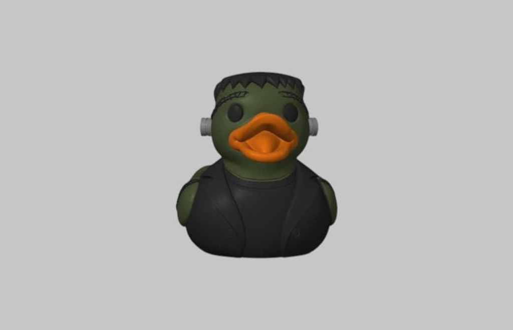 Frankenstein Duck Halloween Decoration, 3D Printed Frankenduck for Spooky Fun - JM Designs