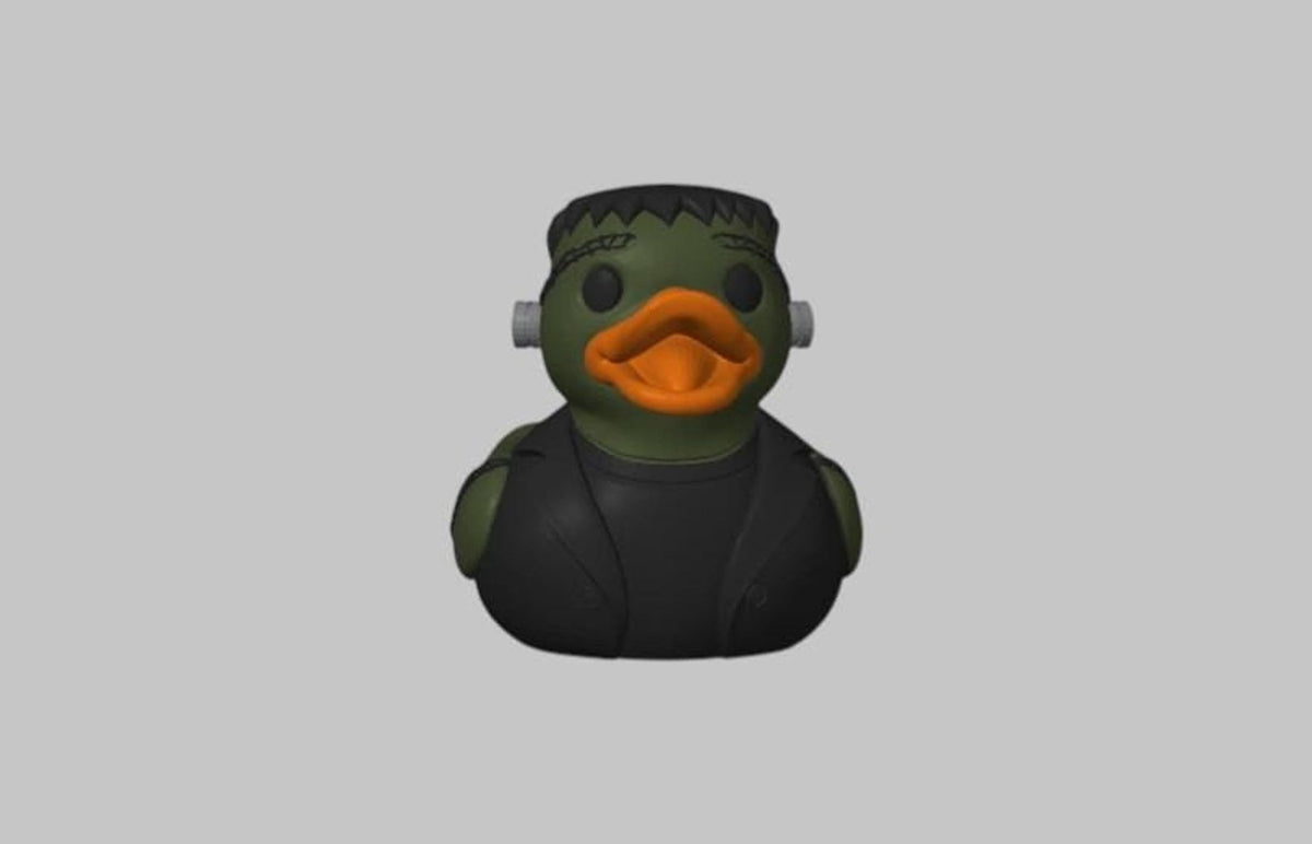 Frankenstein Duck Halloween Decoration, 3D Printed Frankenduck for Spooky Fun - JM Designs