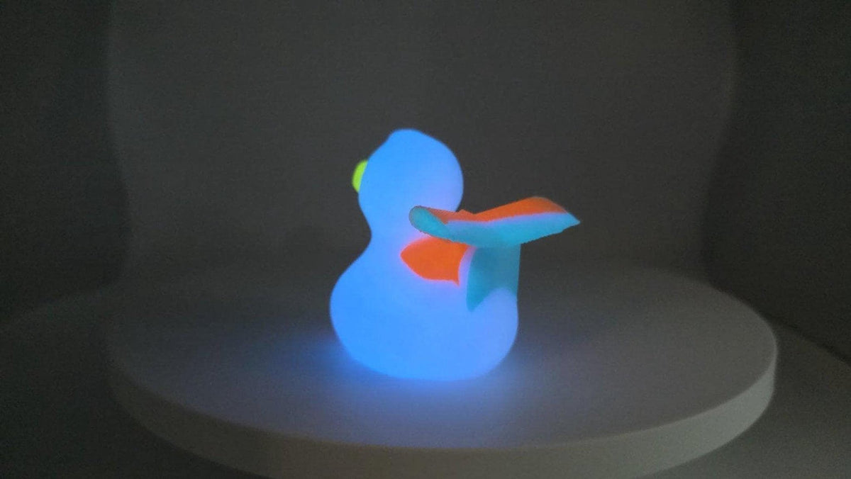 Glow In The Dark Cruise Ship Duck, 3D Printed Carnival Toy - JM Designs