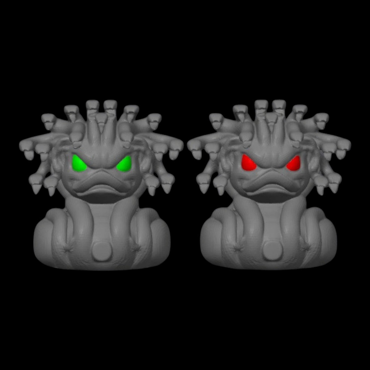 Gray Medusa Duck - JM Designs