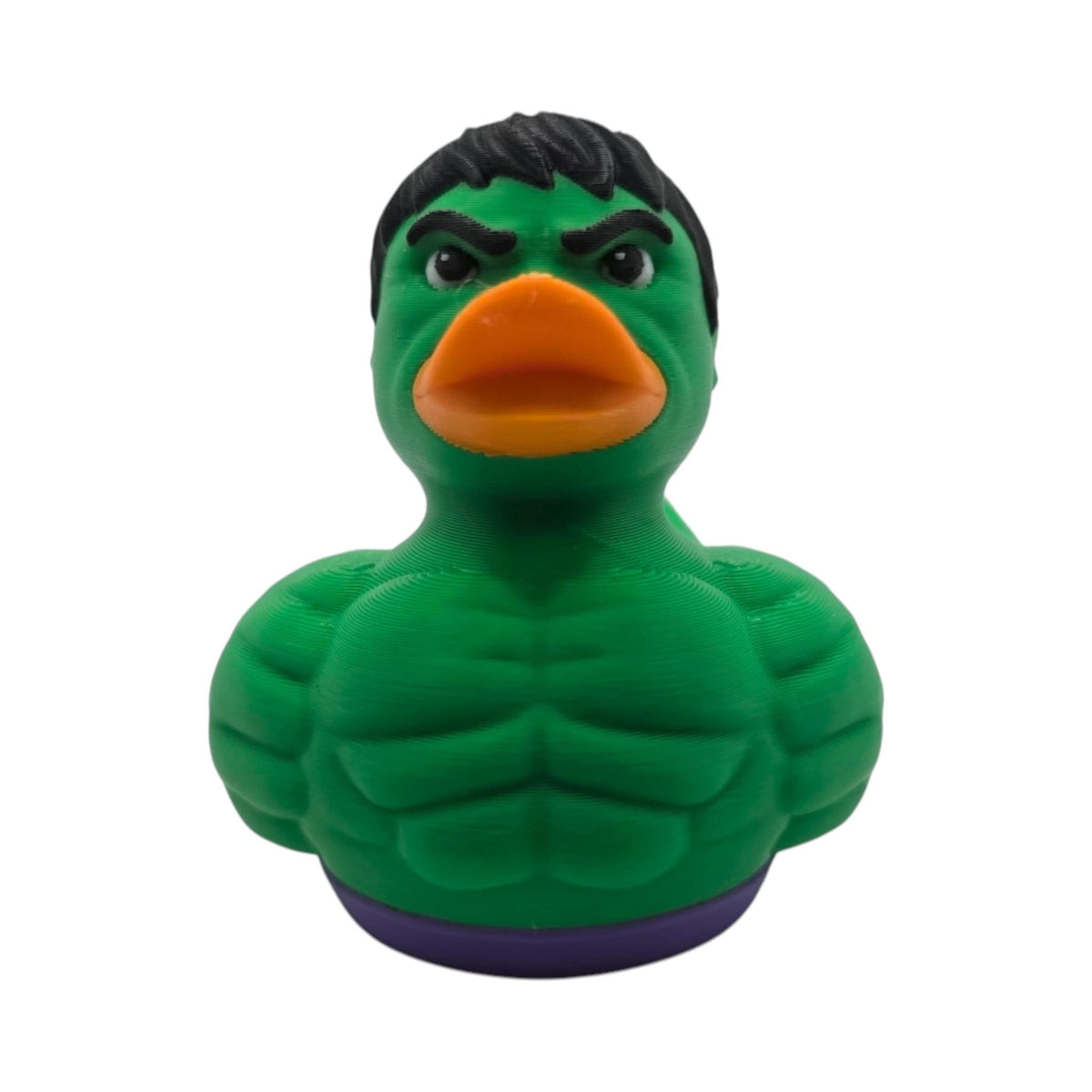Hulk Inspired Duck Figurine, 3D Printed Superhero Collectible for Jeep Dashboard - JM Designs