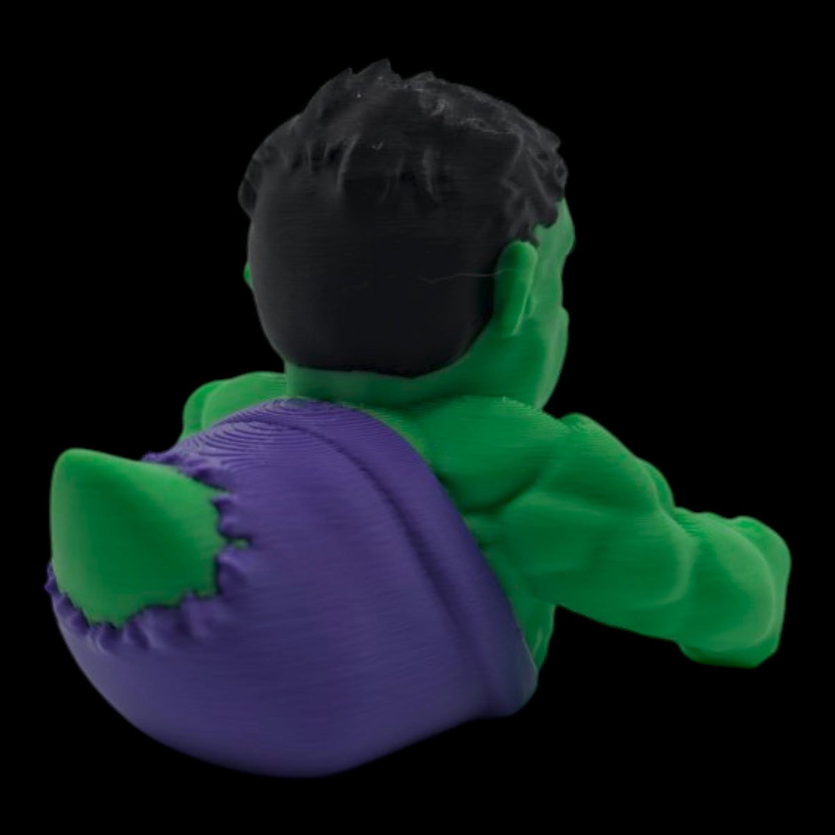 Hulk Inspired Duck Figurine, 3D Printed Superhero Collectible for Jeep Dashboard - JM Designs